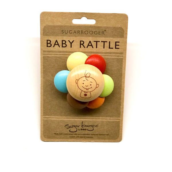 Wood Baby Rattle