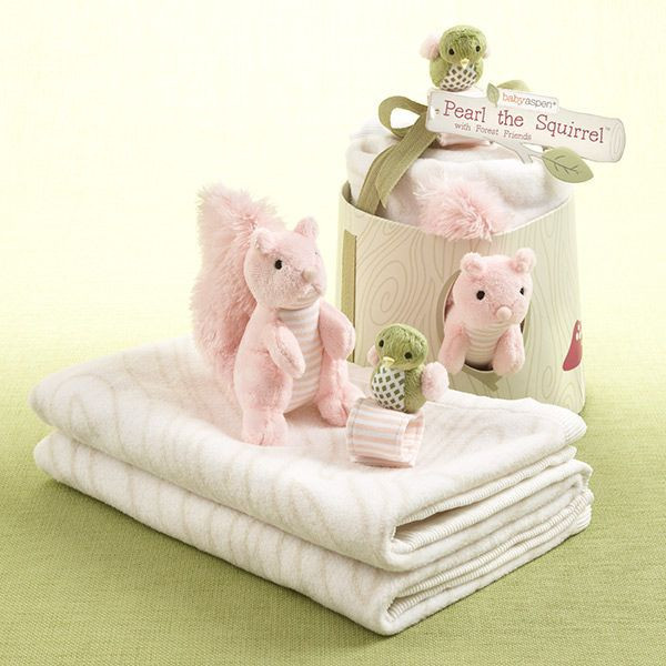 Pearl the Squirrel & Friends Blanket and toy set