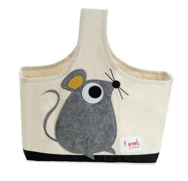 Animal Storage Caddy tote with mouse, bee or owl